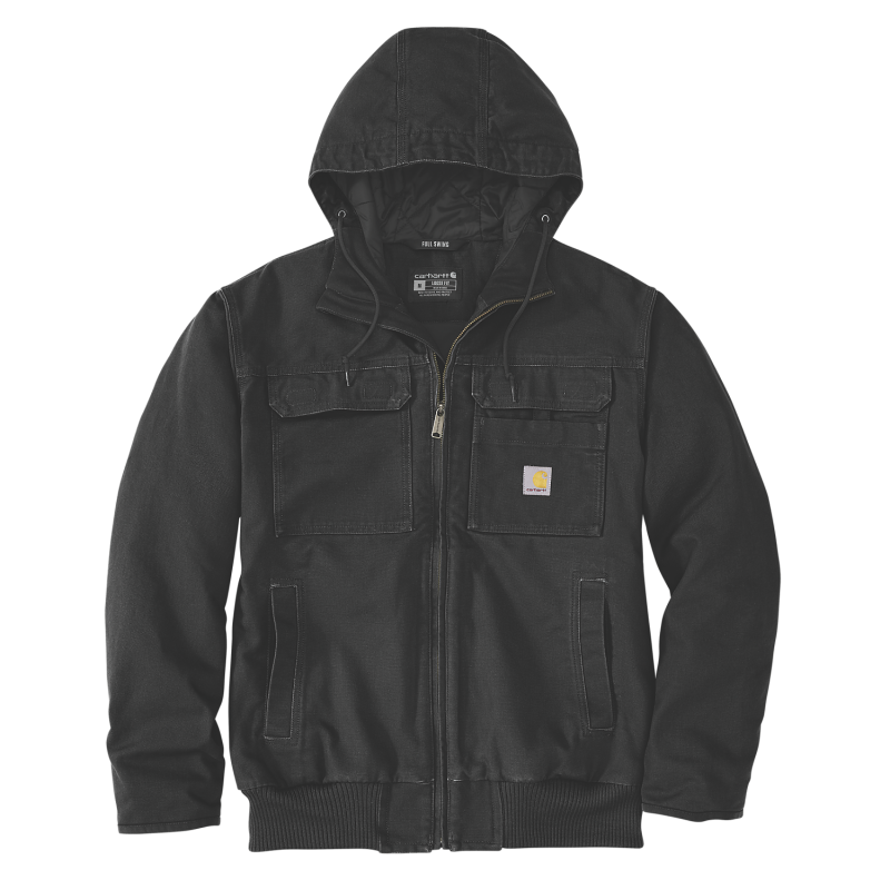 Blouson de travail coupe vent à capuche Cotton Duck image